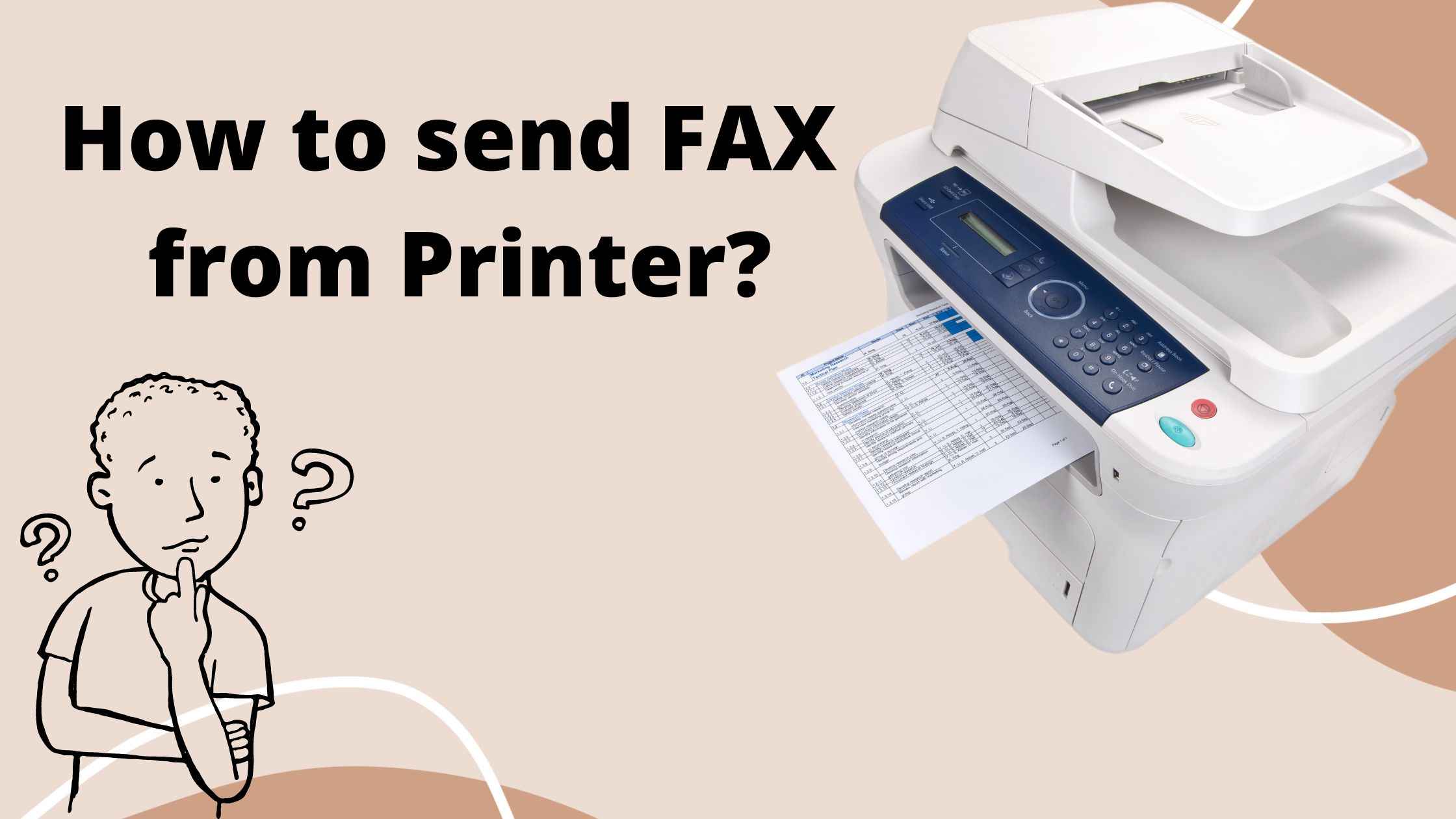 send fax from printer