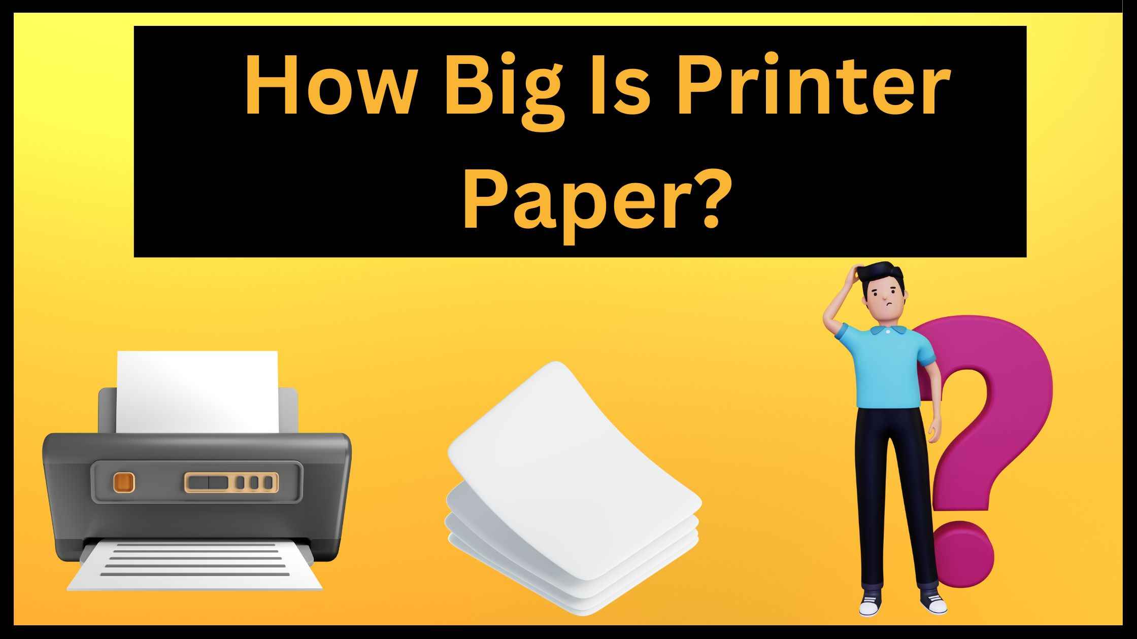 printer paper size