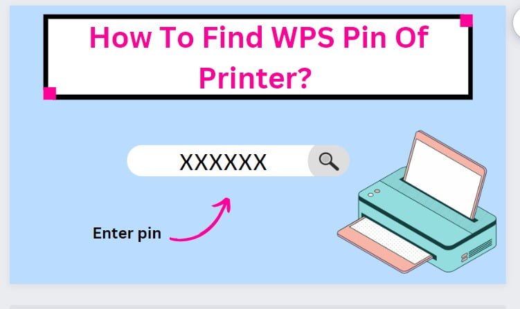how to find wps pin for printer