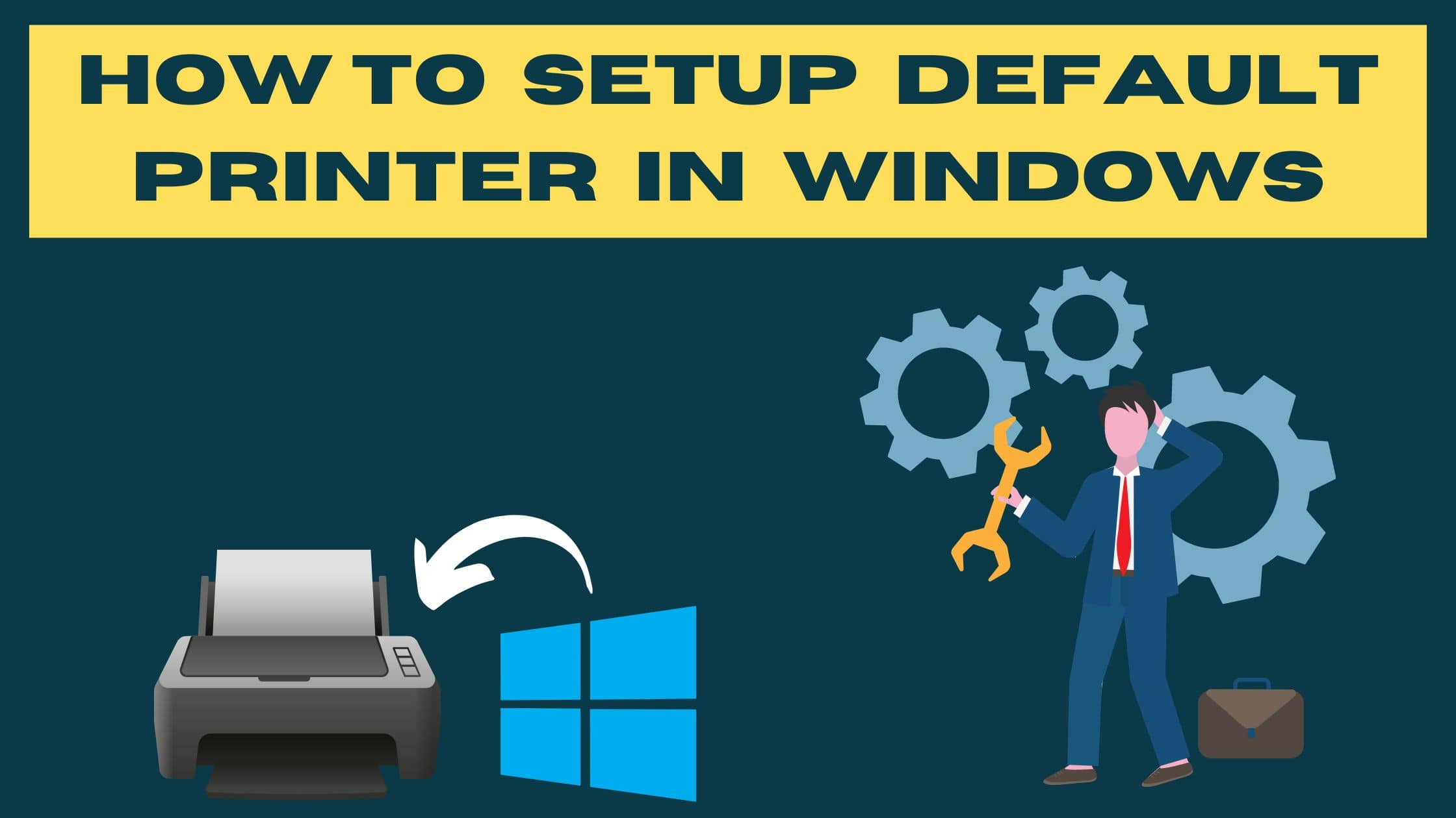 How To Set The Default Printer In Windows 10 / 11 / 7