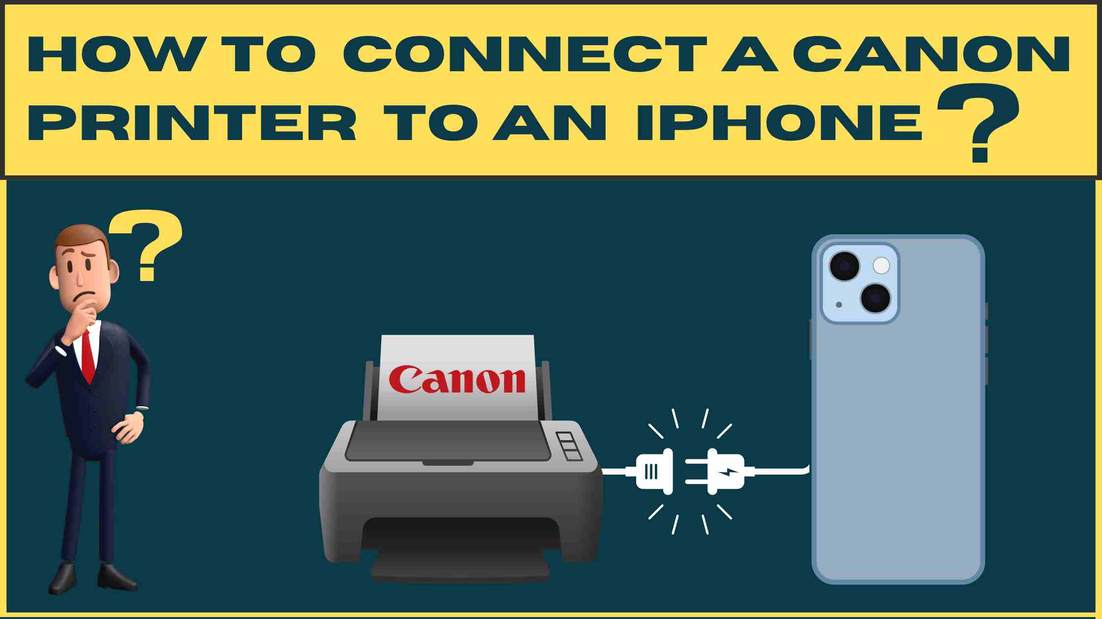 How To connect a canon printer to iphone