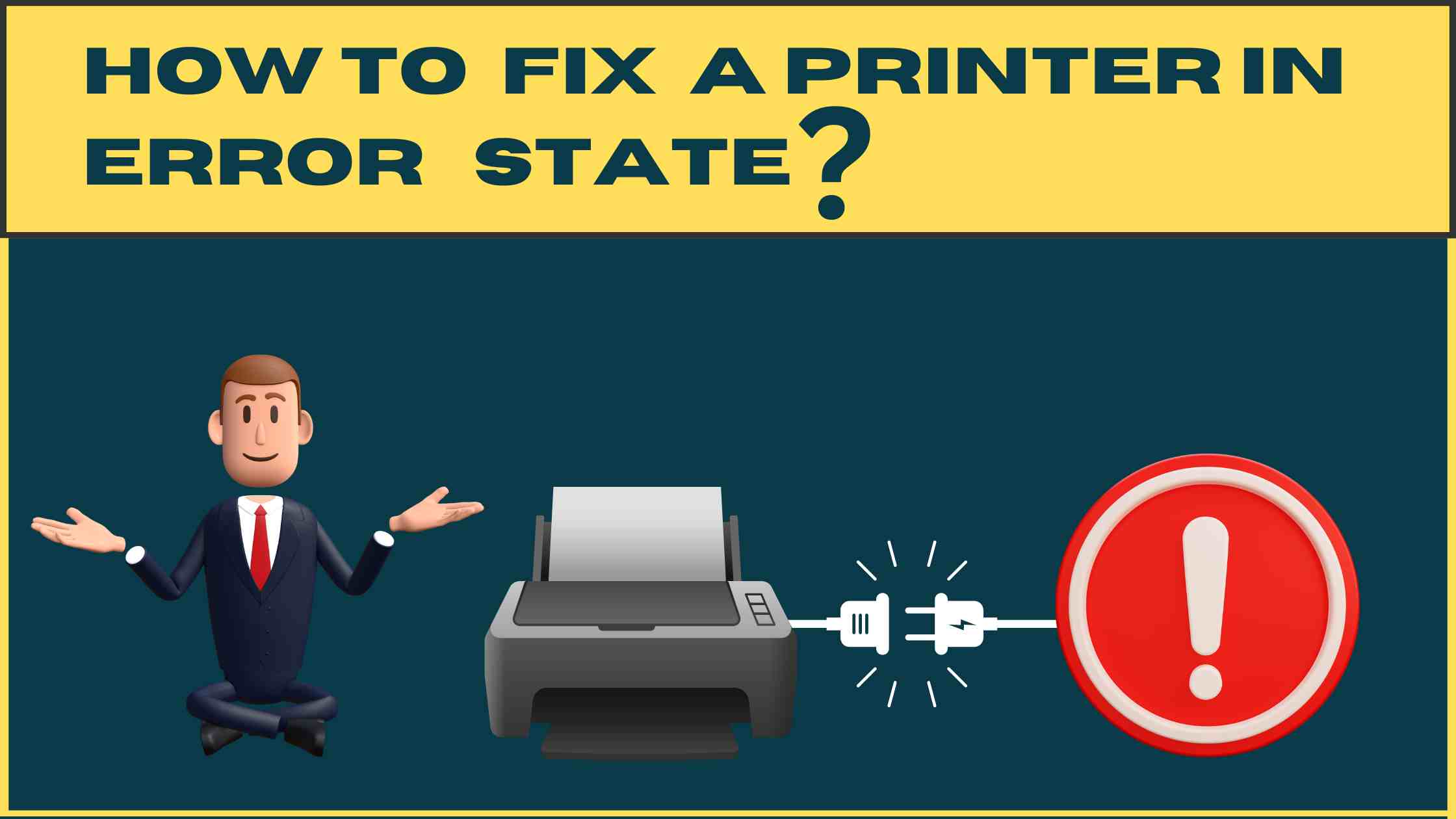 How To fix a printer in error state