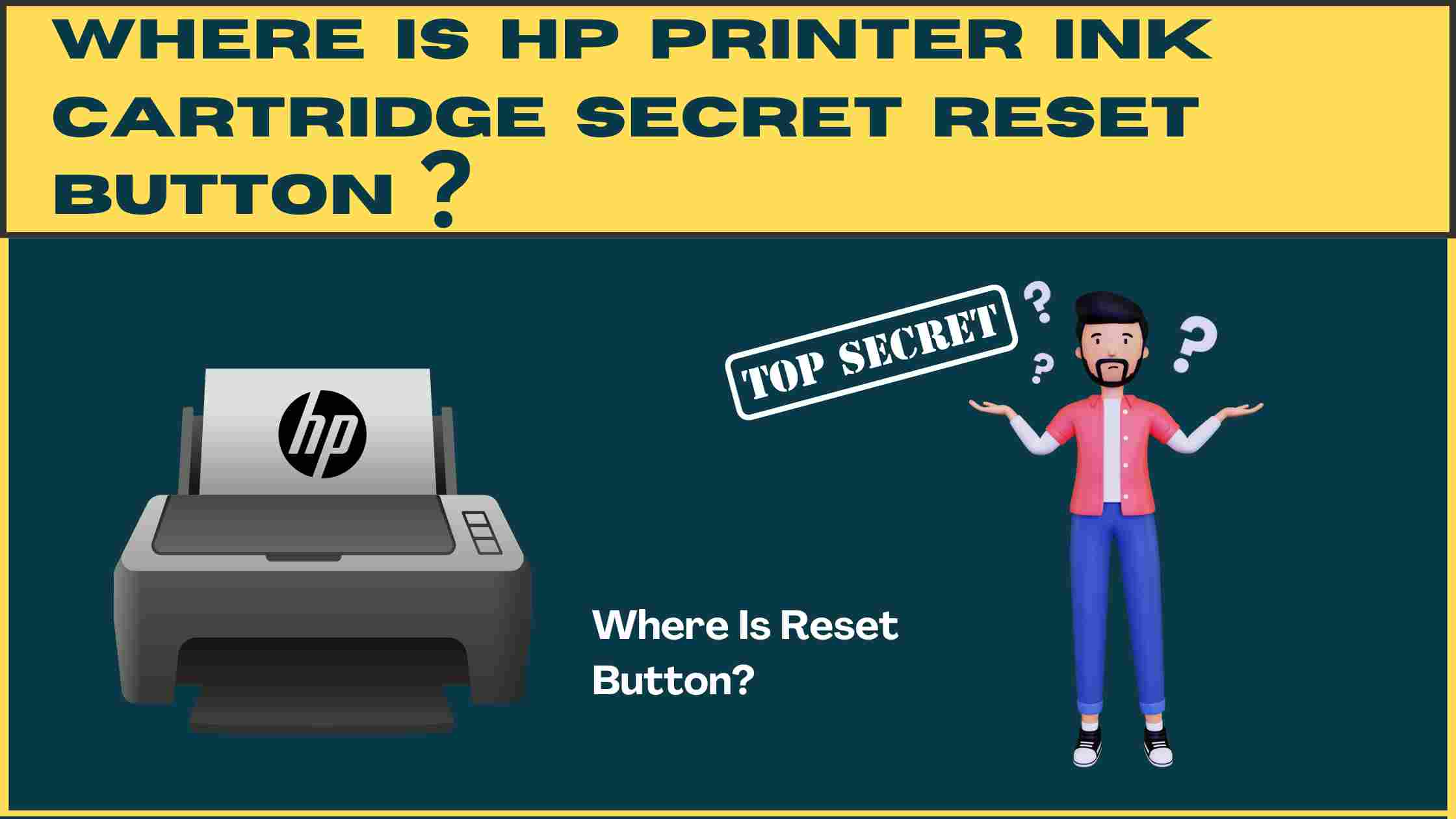 hp printer ink cartridge secret reset button