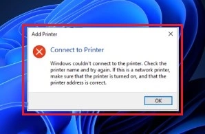 check the connection between your printer and PC