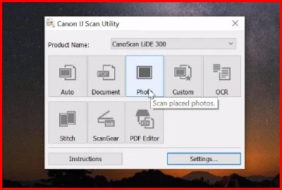 Scan a Document using Canon App