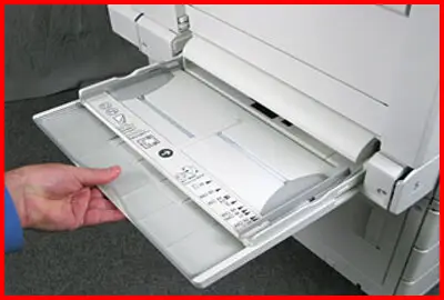 brother printer printing blank pages-inspect paper tray