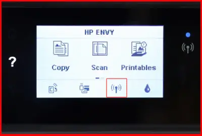 Reset HP Printer with Touchscreen