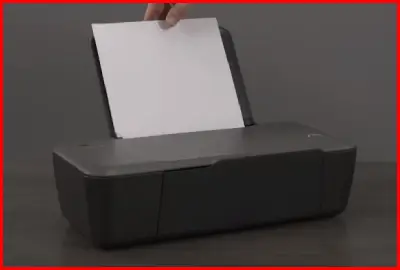 switch on your paper and lift the paper tray