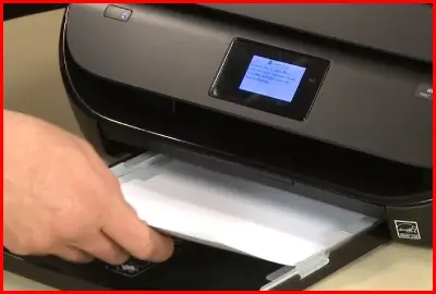 load the hp printer with a4 paper
