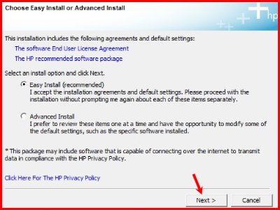 install the driver to resolve hp printer not printing in color